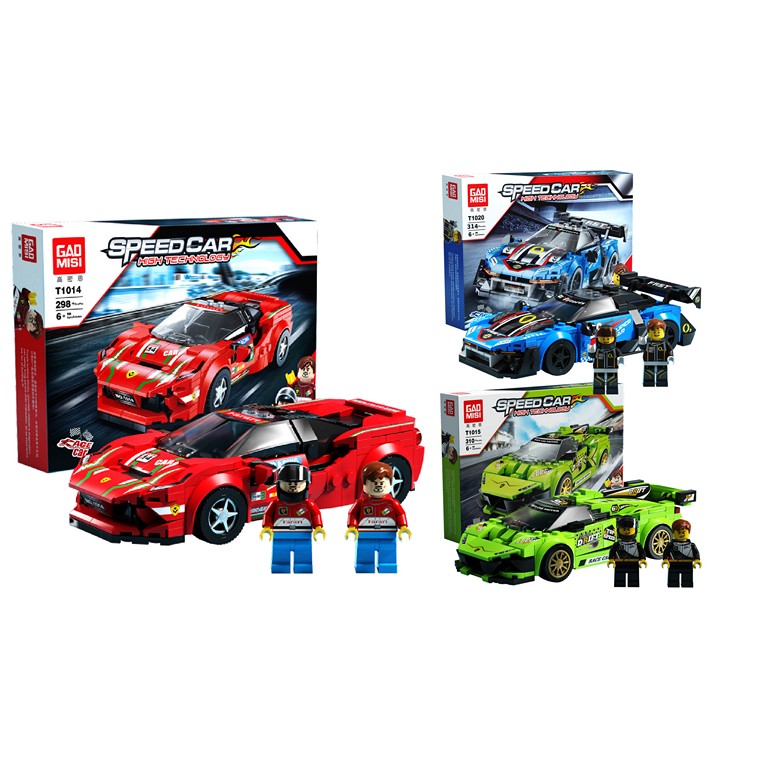 Racing Cars Premium Blocks, Asstd