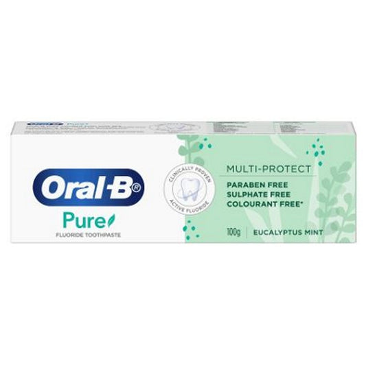 Oral B Pure Toothpaste Multi Protect Eucalyptus Mint, 100gm