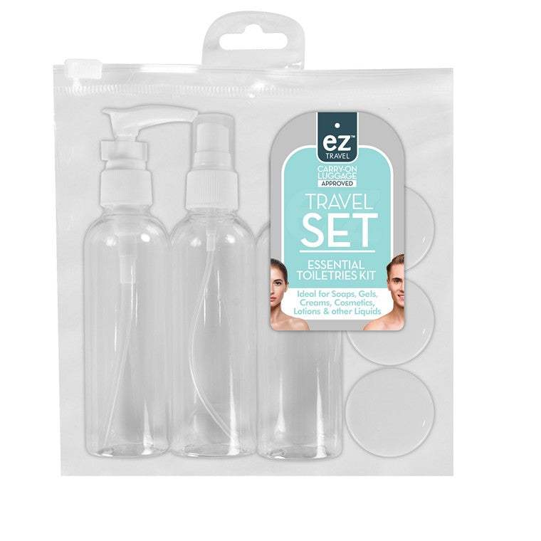 Travel Bottle Set, 6pc