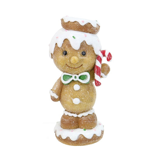 Frosted Gingerbread Figure,14cm