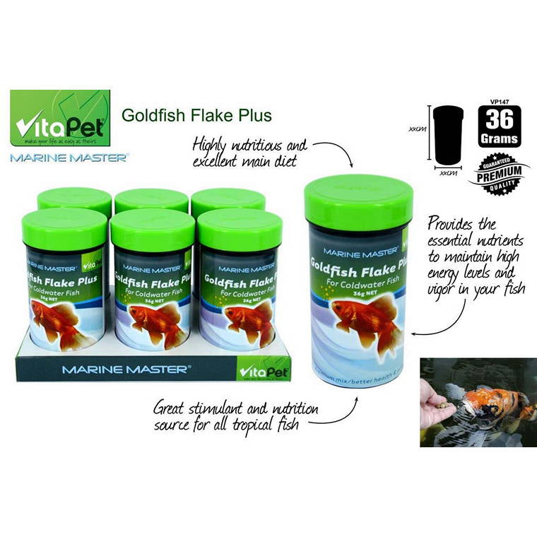 Vitapet Goldfish Food Flakes, 36gm