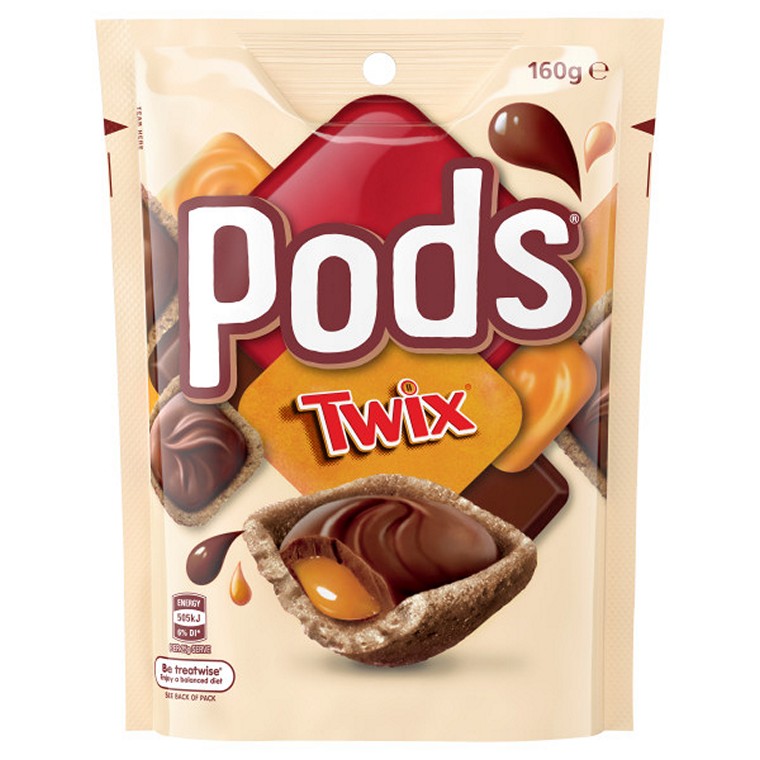 Twix Pods Pouch, 160gm