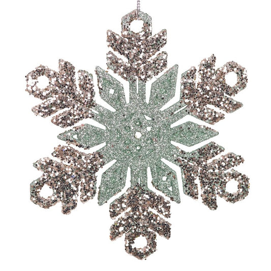 Snowflake Tree Ornament, 13.5cm