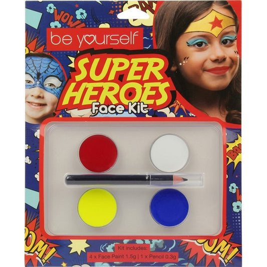 Face Paint Kit, Super Heroes