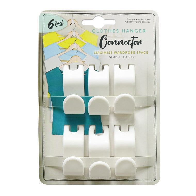 Clothes Hanger Connector, 6pk