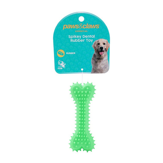 TPR Spikey Bone Pet Toy, Asstd