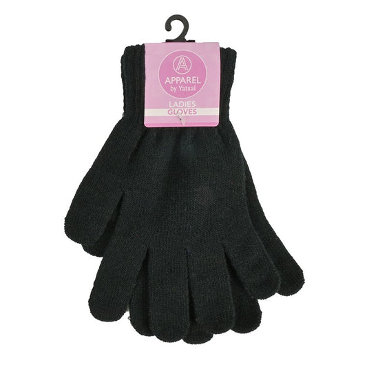 Ladies, Basic Knitted Gloves, Asstd