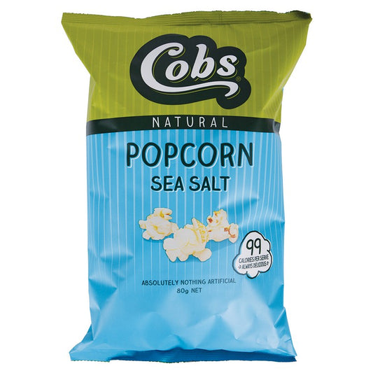 Cobs Natural Popcorn Sea Salt, 80gm