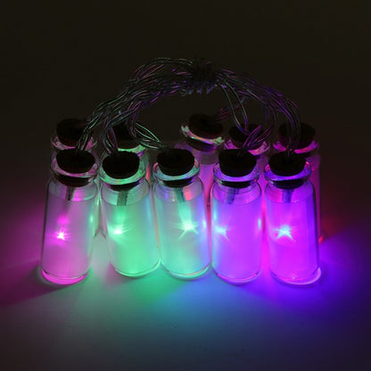 Mini Glass Jar Lights, Multi Colour, 1.6m