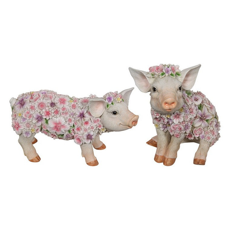 Floral Cute Piglet, 2 Asstd