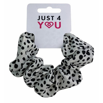 Hair Scrunchie, Spots, 2 Asstd Colours