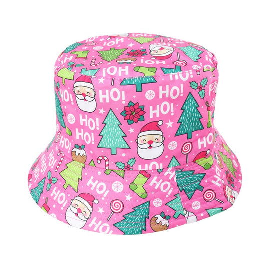 Christmas Bucket Hat Fun Patterns, Asstd