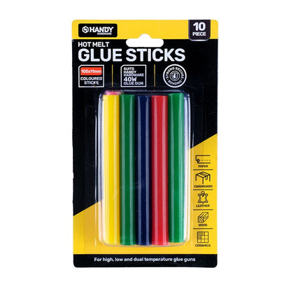 Glue Gun Sticks, Coloured,  20pc