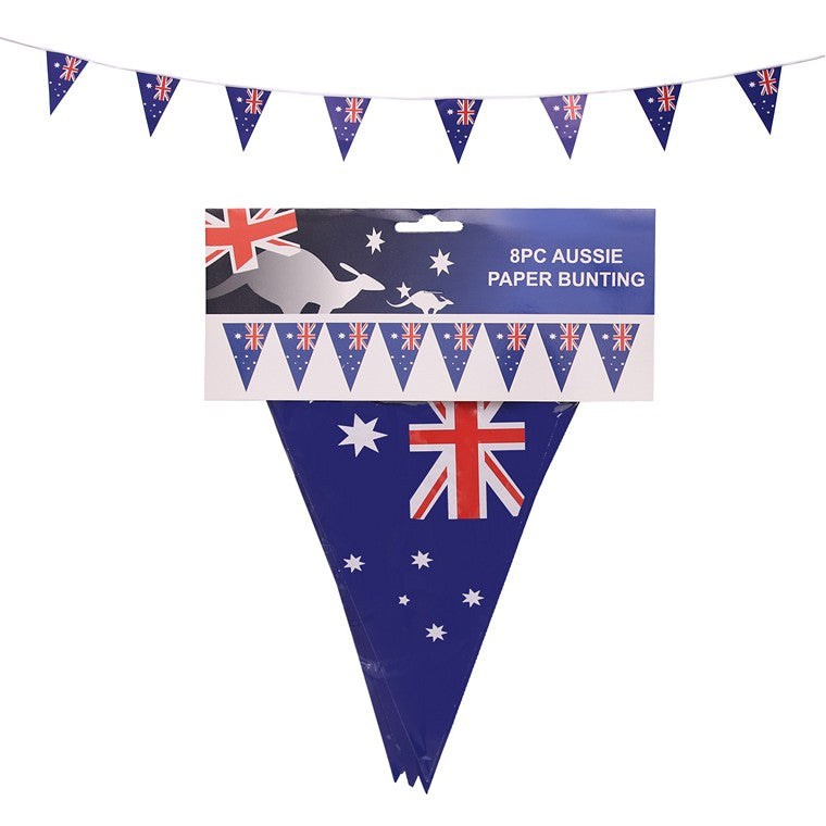 Aussie Paper Bunting, 8pc