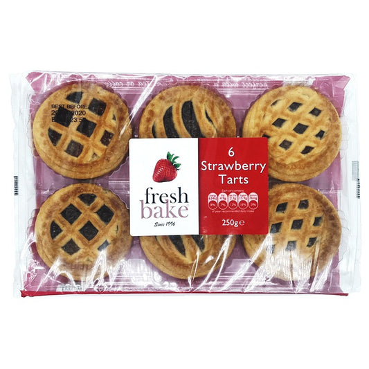 Fresh Bake Strawberry Tarts, 6pk