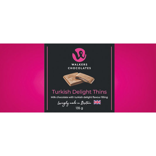 Walkers Turkish Delight Thins, 150gm