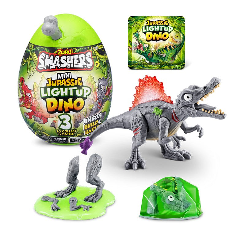 Smashers Mini Jurassic Light-Up Egg, Asstd