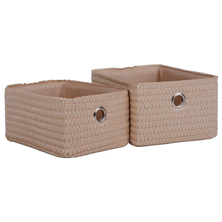 H&G Straw Basket, Set Of 2