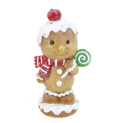 Frosted Gingerbread Figure,14cm