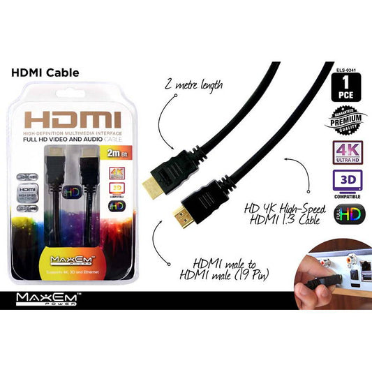 HDMI Cable, 2Mtr