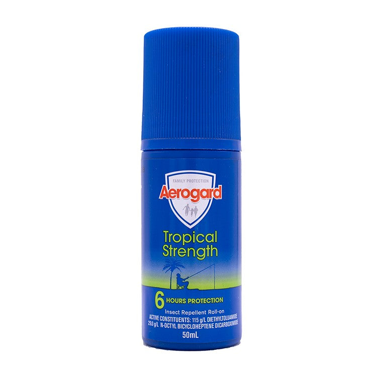 Aerogard Roll On, Tropical Strength, 50ml