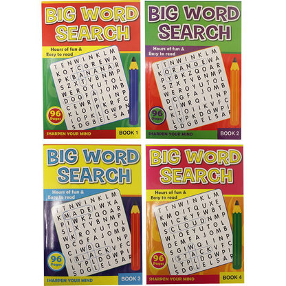 A4 Word Search Book, 96pgs