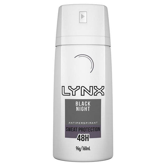 Lynx Body Spray Black Night, 160ml