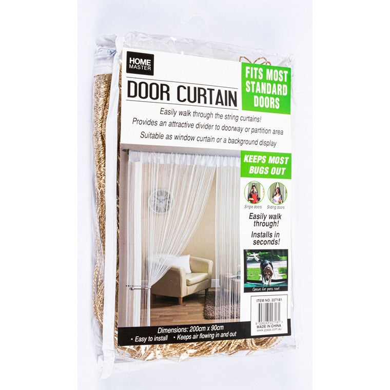 Curtain String Door, 4 Asstd