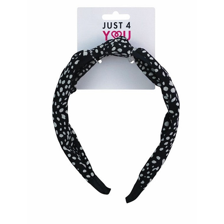 Alice Headband, Knot Spots, 2 Asstd Colours