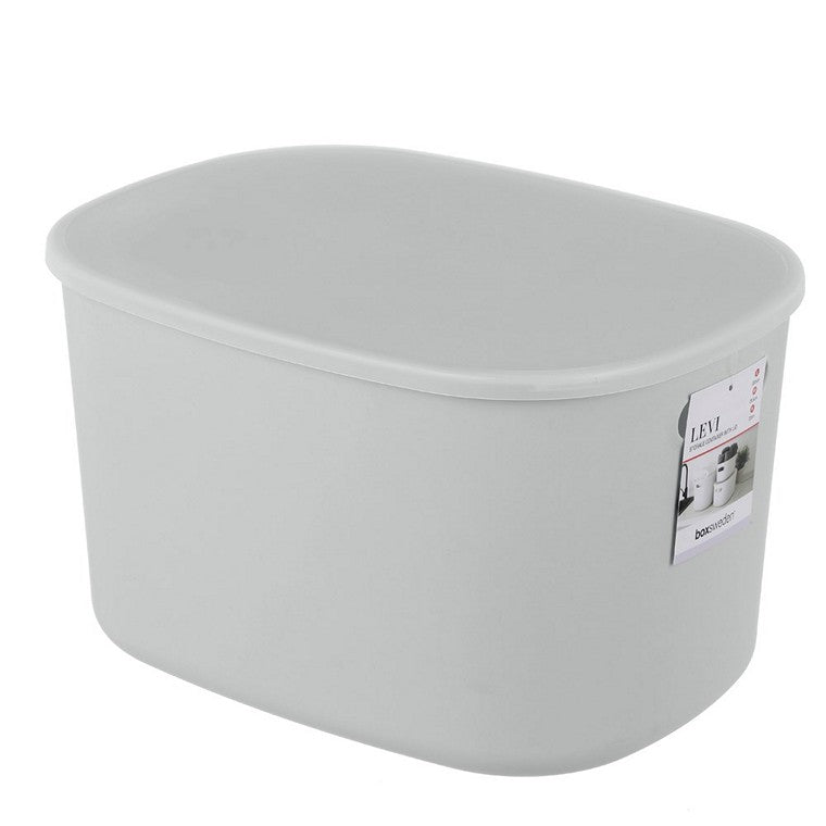 Levi Storage Container w/ Lid, 3 Asstd Colours