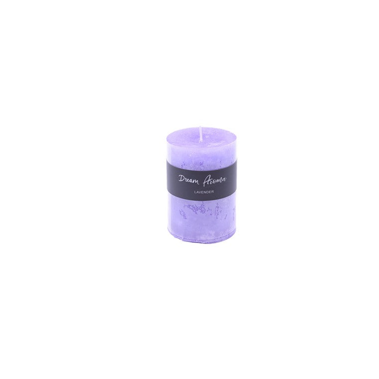 Pillar Candle, Lavender, Medium