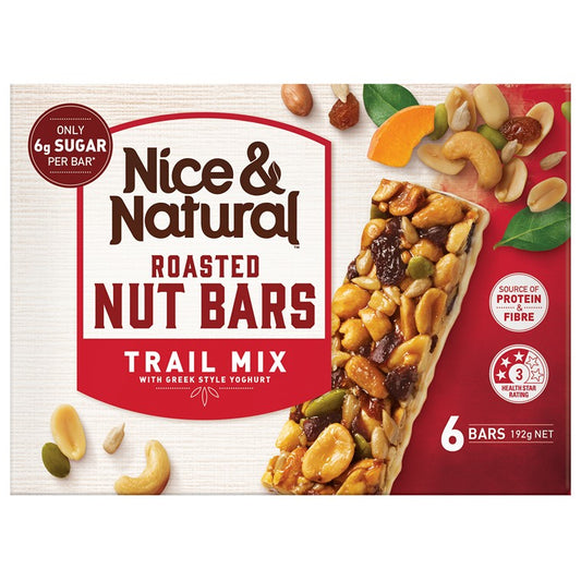 Nice & Natural Trail Mix Bar, 6pk, 192gm