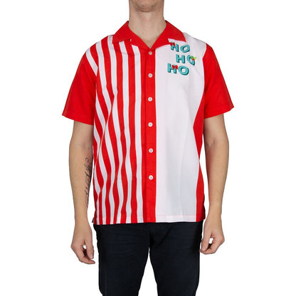 The Charle Sheen Retro Christmas Bowling Shirt, Asstd