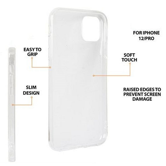 Maxem Phone Cover, Iphone 12/Pro, Clear