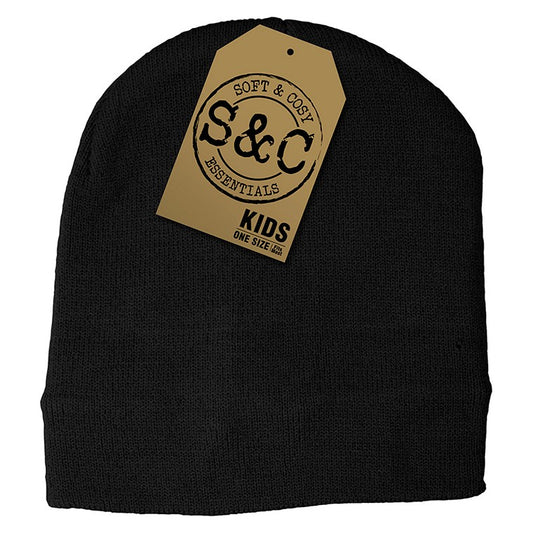 Mens Basic Beanie, Black