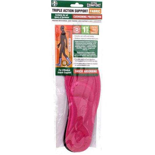 Insoles Support Ladies Triple Action