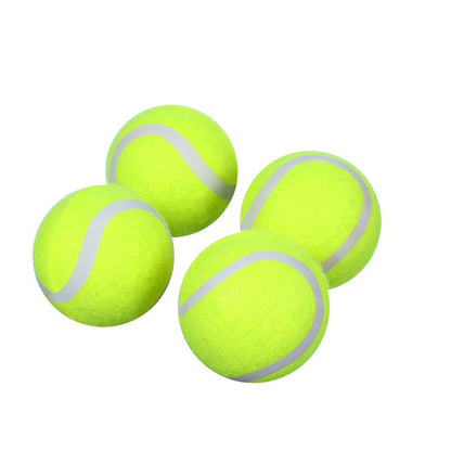 Mini 4cm Tennis Ball, 4pk, 3 Asstd Colours