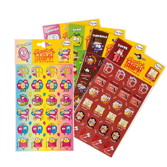 Scratch and Sniff Stickers, Asstd Designs