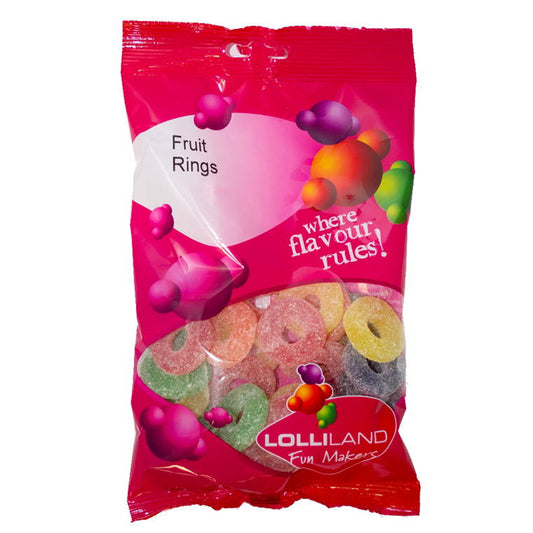 Lolliland Fruit Rings, 160gm