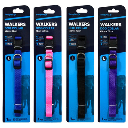 Walkers Dog Collar, Asstd, Large