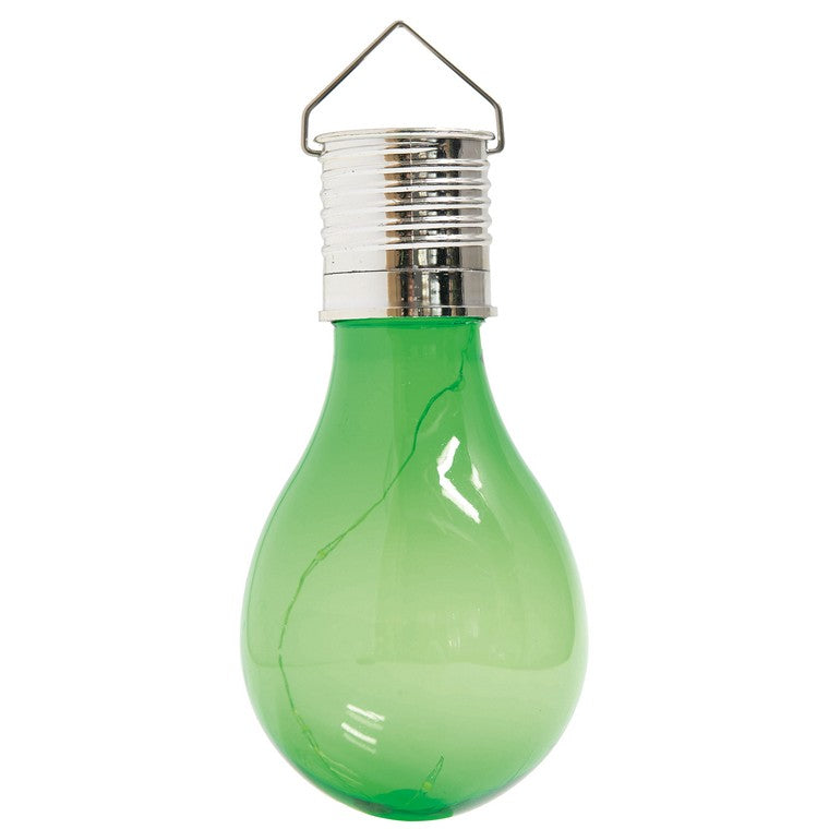 Solar Colourful Bulb Light, 4 Asstd Colours