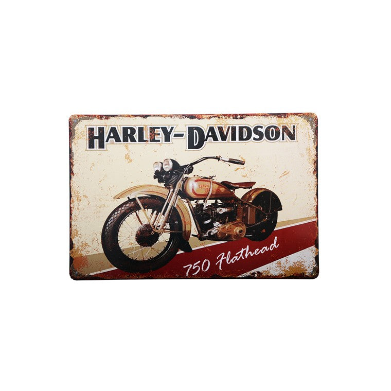 Motor Head Tin Sign, Asstd