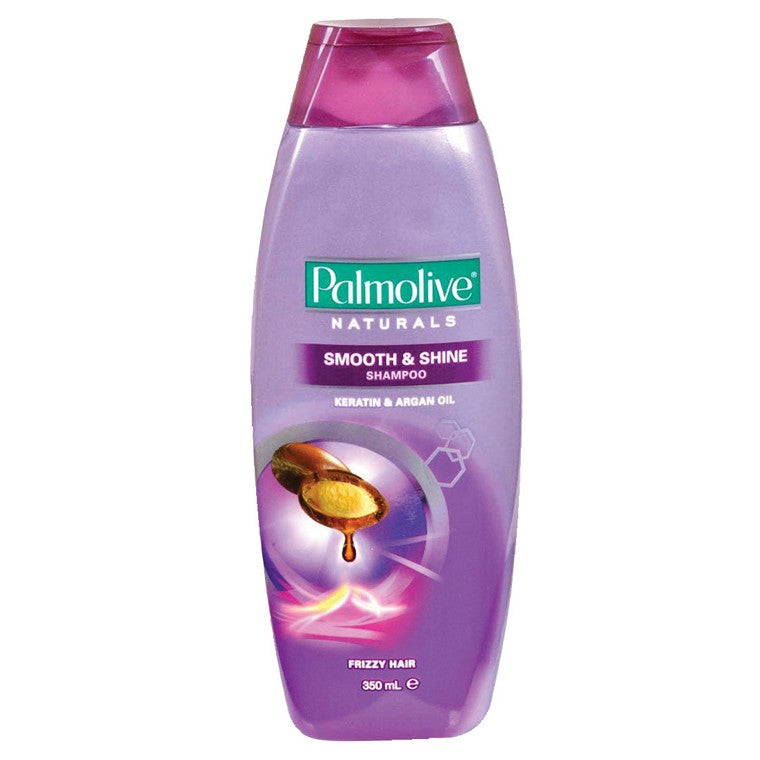 Palmolive Shampoo, Smooth & Shine Keratin & Argan Oil, 350ml