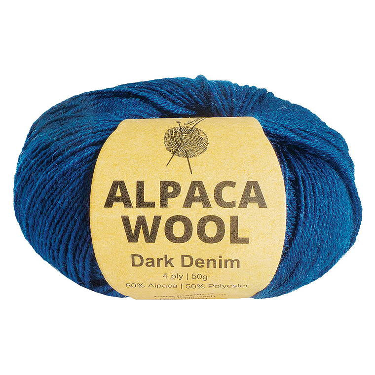 Alpaca Wool, Dark Denium