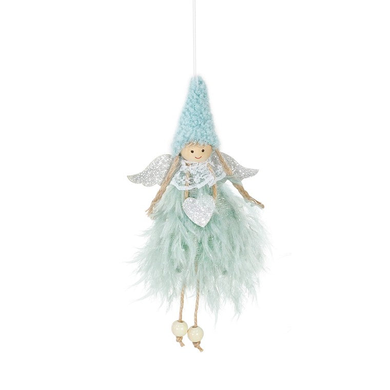 Hanging Fairy Fleecy Hat, 20cm, Asstd