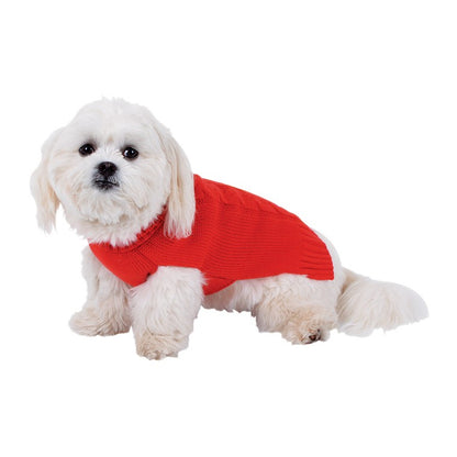 Dog Sweater Cable Boy, 40cm, Asstd Designs