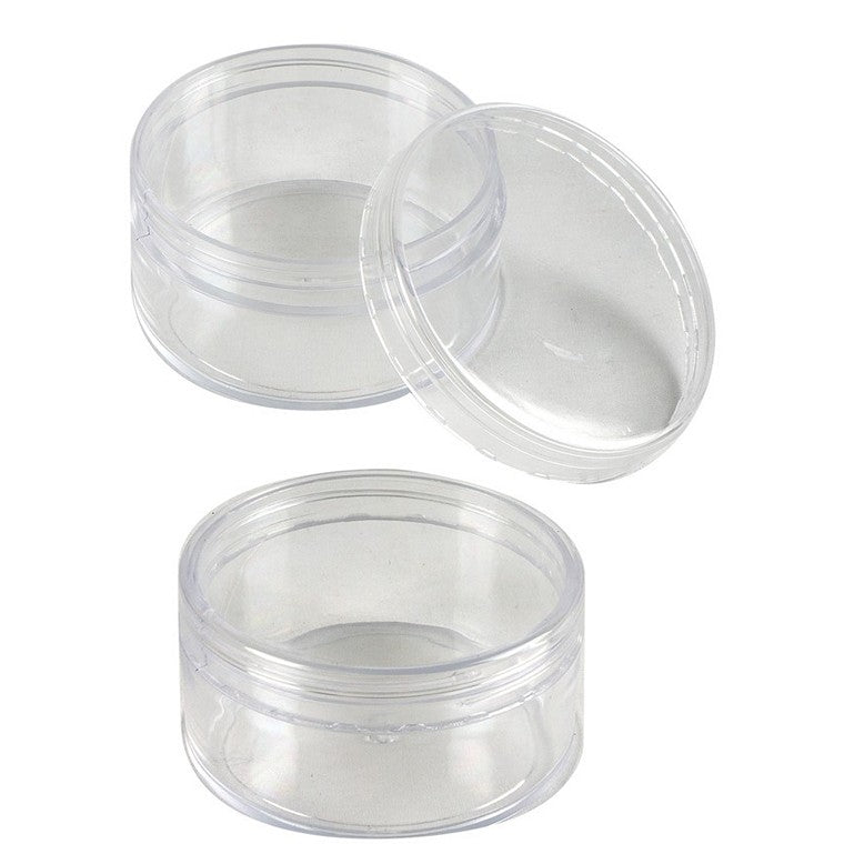 Plastic Pot Jar, Round, 3.6x7.1cm