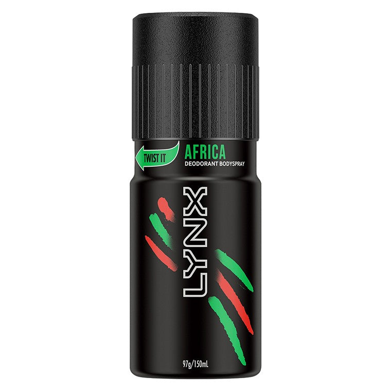 Lynx Deodorant, Africa, 100g