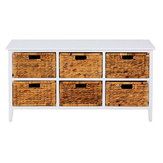 Airlie 6 Drawer White Chest