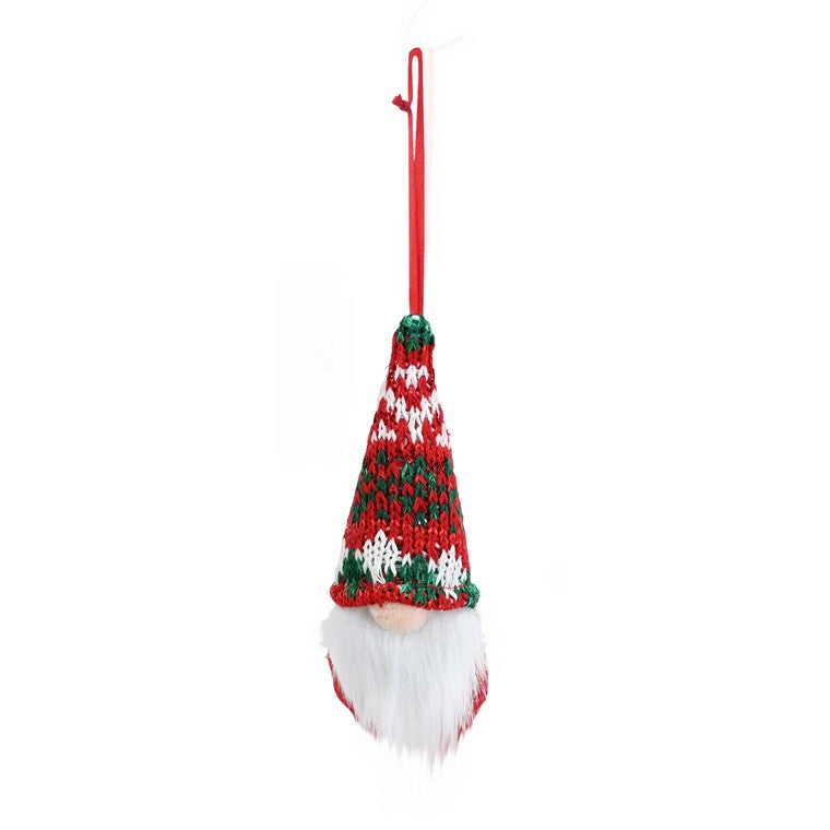 Hanging Knit Hat Gnome, 15cm, Mega Mix, Asstd